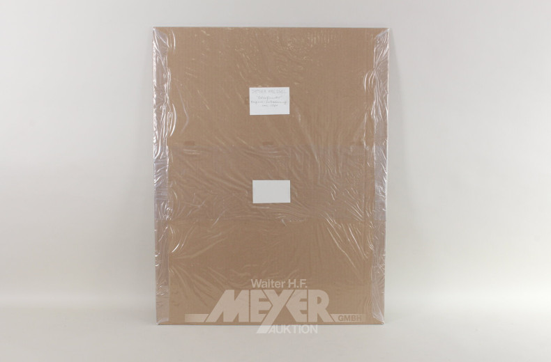 Paar Farbradierungen 'Örtlichkeit' und 'Osterfenster'