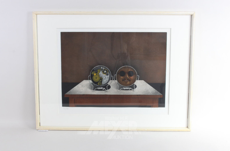 4 Radierungen und Drucke mit Selbstporträts