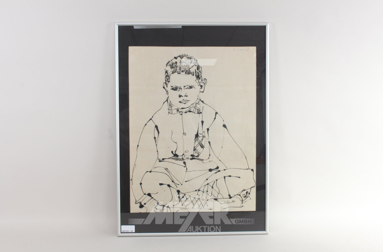 3 Radierungen und Federzeichnungen