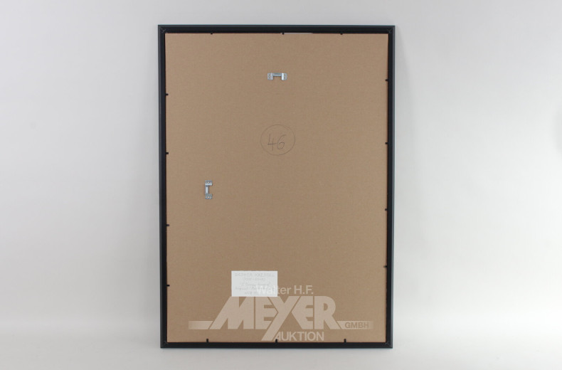 Paar Farbradierungen 'Preisverleihung' und 'L'Oiseau heureux'