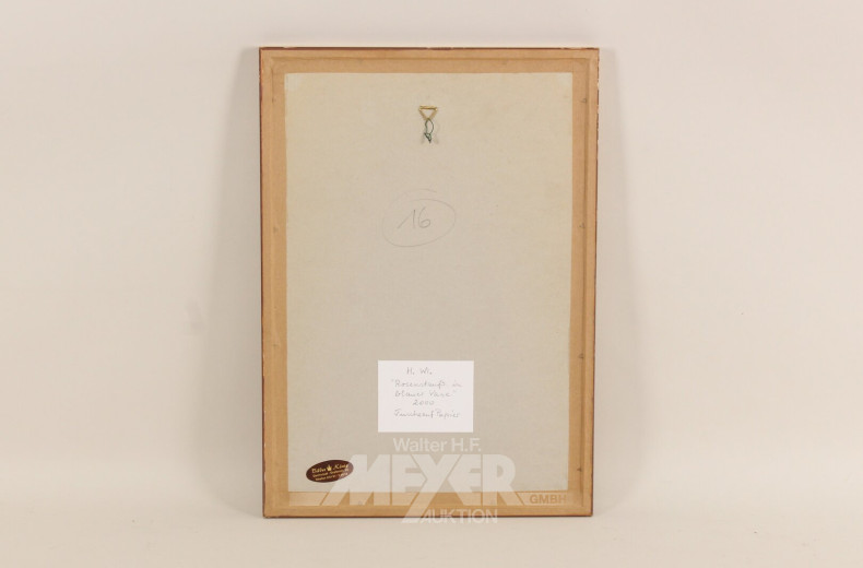 3 Kunstwerke mit Blumenmotiv