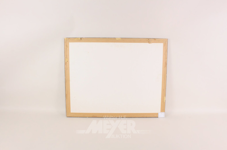 Druck einer historischen Weltkarte