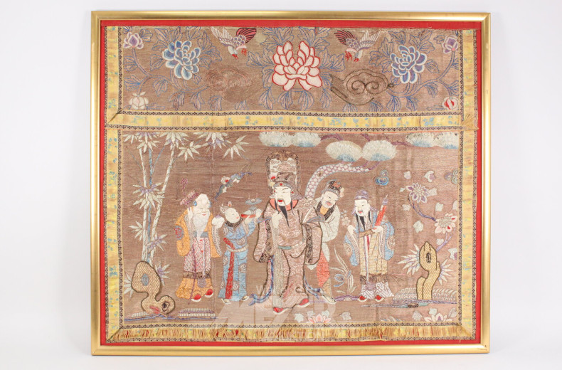 4 versch. asiatische Bilder