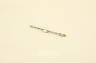 Stabnadel, 585er GG/WG, mit kleiner Perle