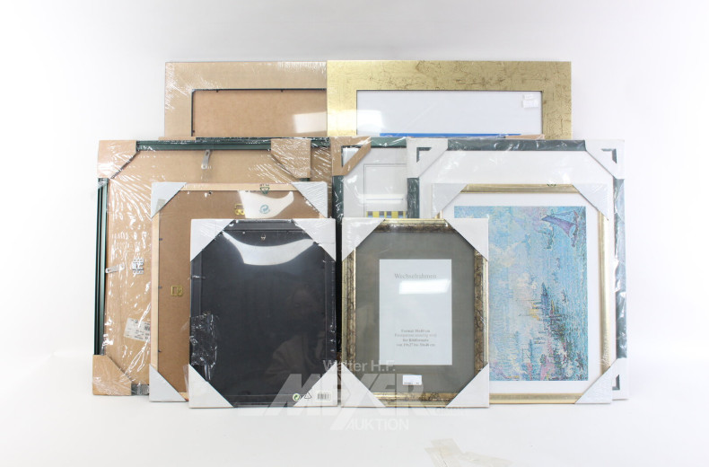 10 versch. Bilderrahmen, OVP