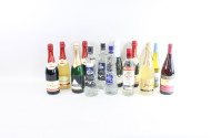 13 Flaschen Alkoholika: Wein, Sekt, Wodka