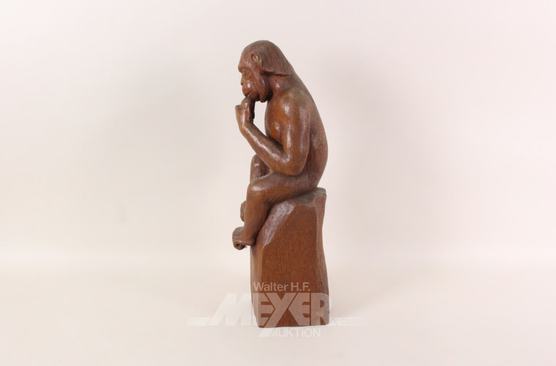 Holzfigur "Affe"
