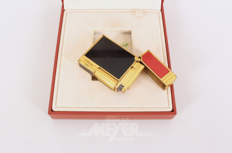 4 versch. Feuerzeuge u.a. Dupont