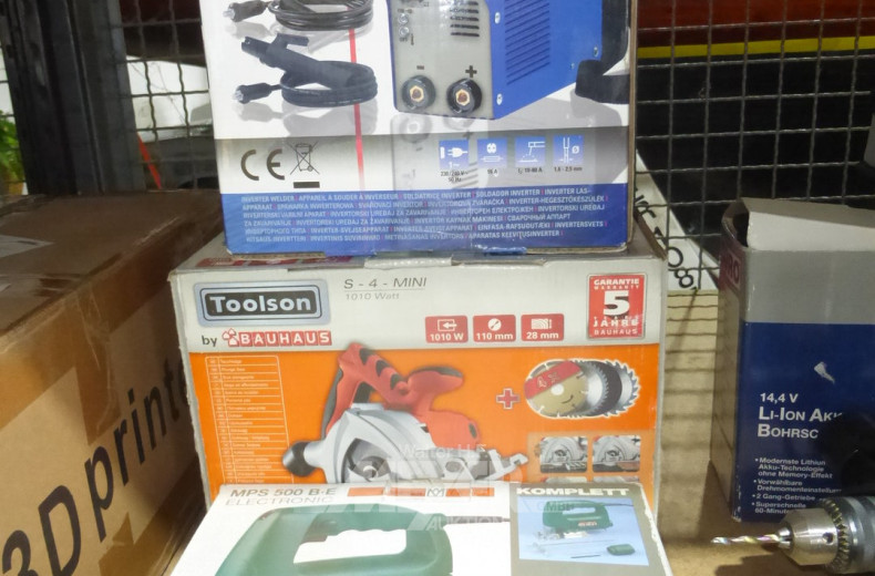 3 Elektro- Handmaschinen; Stichsäge, Handkreissäge, E- Schweißgerät