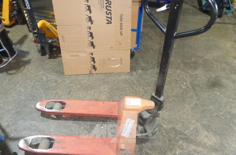 Gabelhubwagen mit kurzen Gabeln