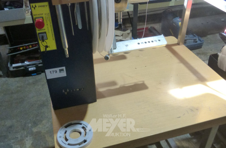 Schlauch- Kupplungseinbindemaschine für Feuerwehrschläuche