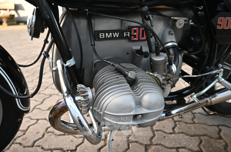 BMW R90/S, schwarz