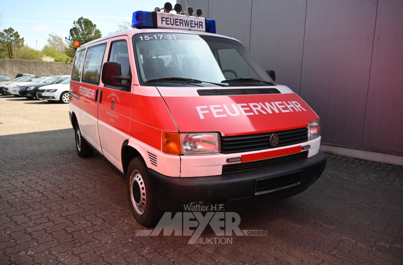 Feuerwehr-Mannschaftswagen, VOLKSWAGEN T4