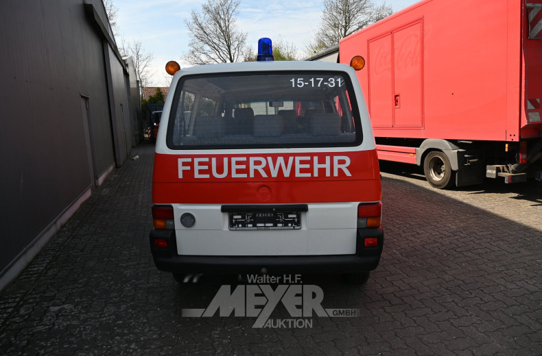 Feuerwehr-Mannschaftswagen, VOLKSWAGEN T4