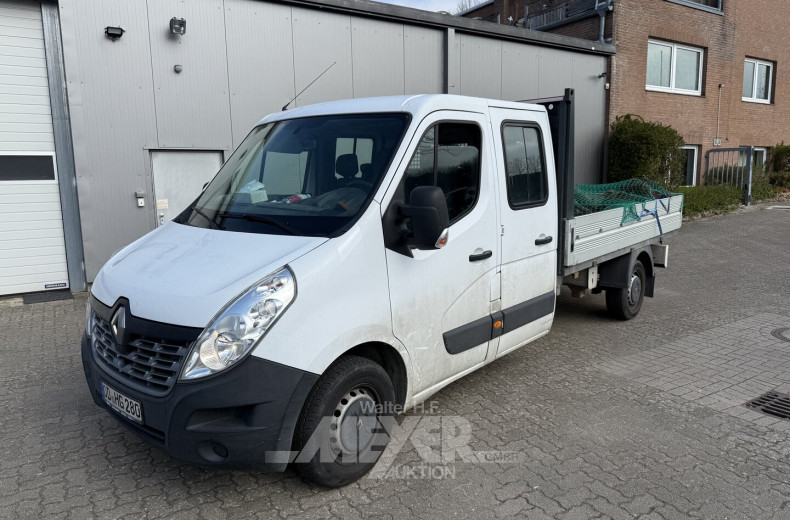 Renault Master DoKa Pritsche, weiß