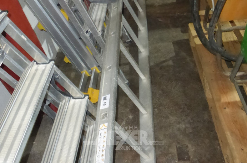 gr. Alu- Anlegeleiter, 20 Sprossen