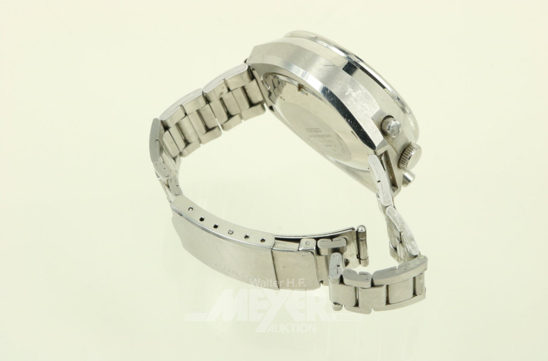 Herrenarmbanduhr Stahl SEIKO Sports