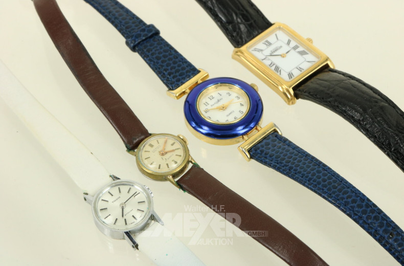 4 Damenarmbanduhren