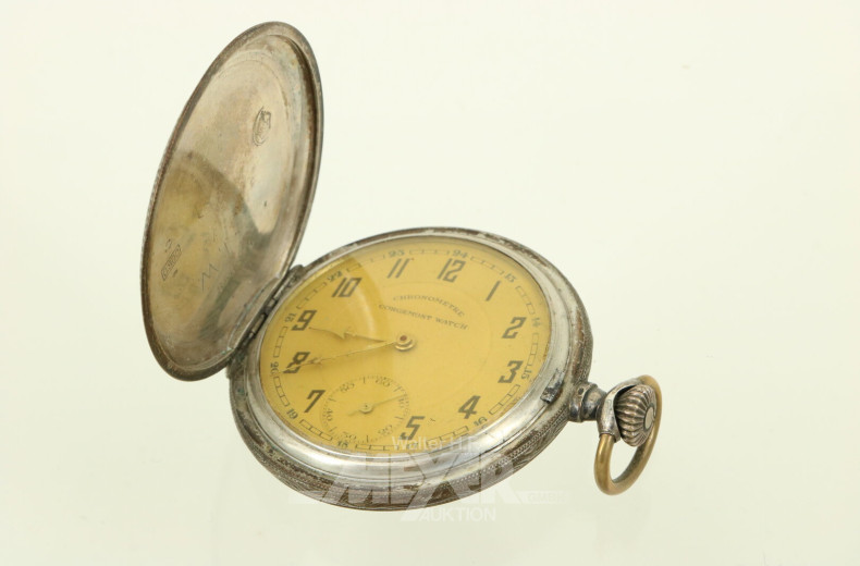 6 Armband- u. Taschenuhren, Silber