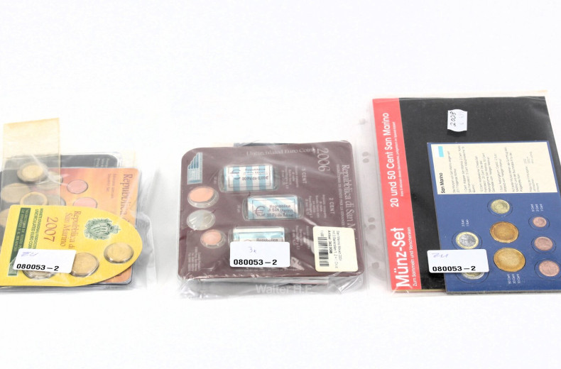 San Marino - Posten Gedenkprägungen