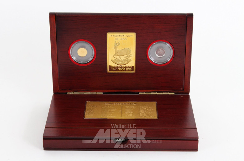Investment Coin Set 2009 - Premium Kollektion mit Hologramm-Effekt in Gold und Silber