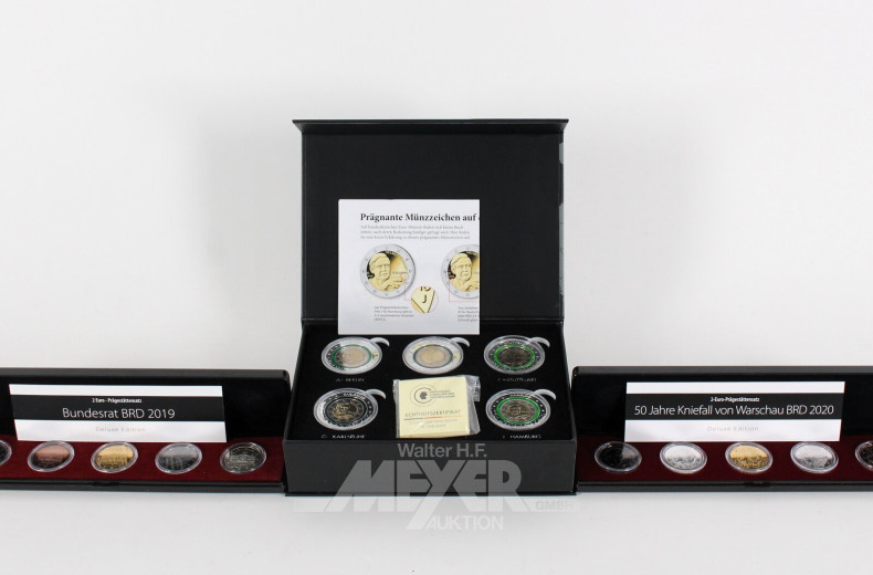3 BRD-Gedenkausgaben