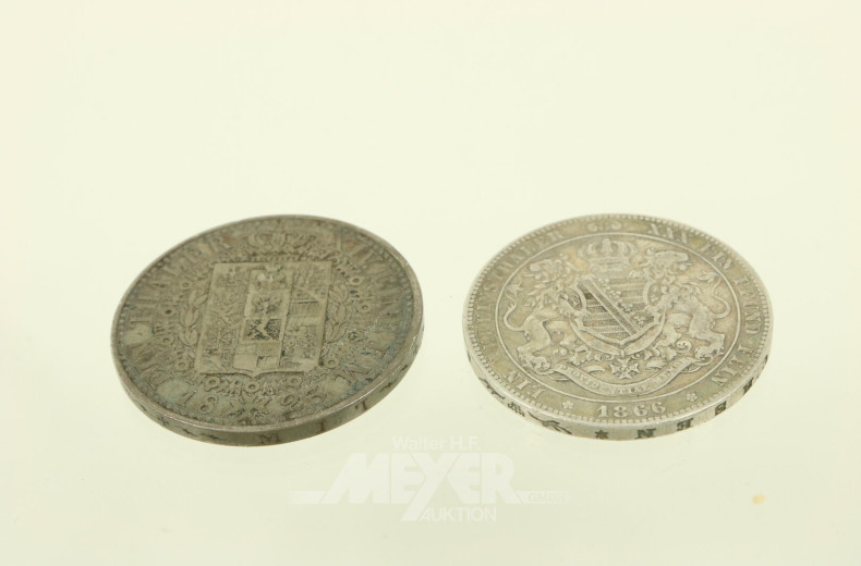 2 Münzen der Altdeutschen Gebiete des HRR Dt. Nationen