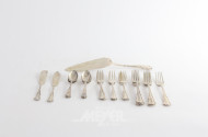Silber-Besteck-Set, best. aus: