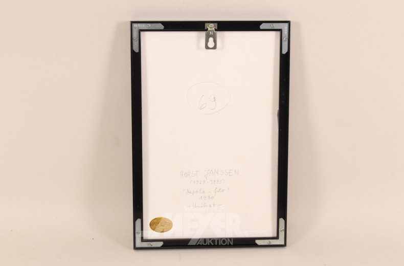 Unikat-Zeichnung mit Briefschreiben 'napola-foto'