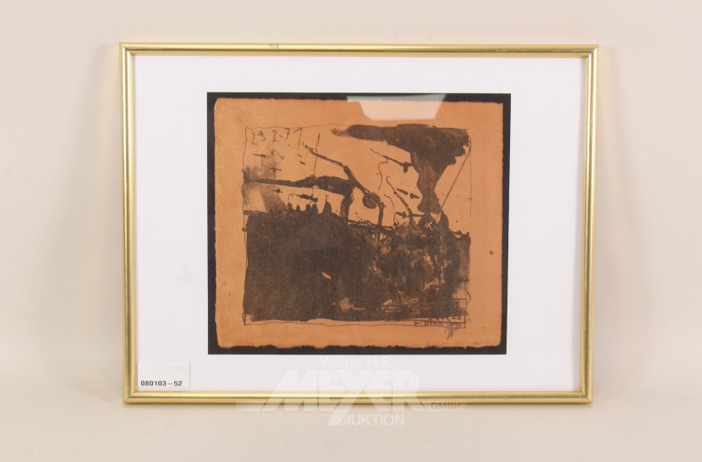 Paar abstrakte Kunstwerke