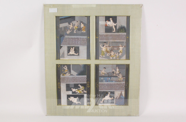 3 versch. Kamasutra-Bilder