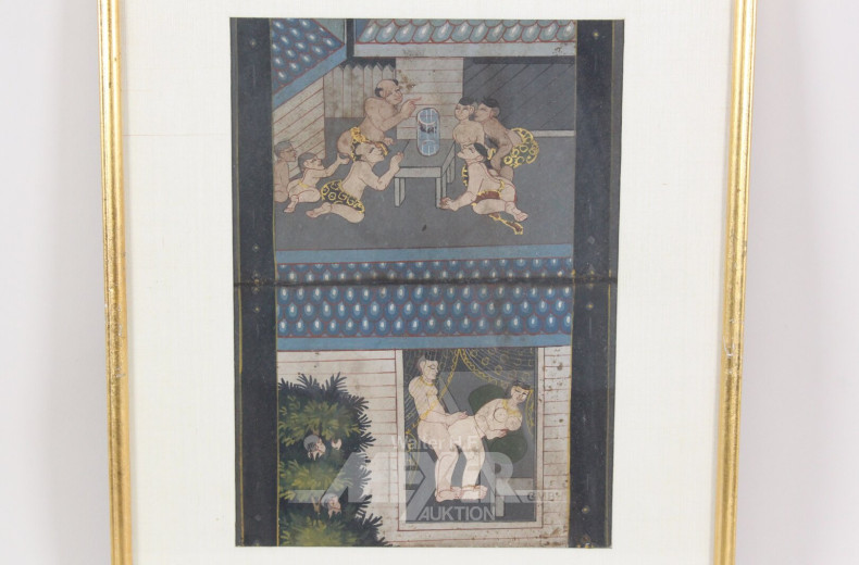 3 versch. Kamasutra-Bilder