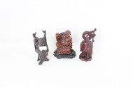 3 "Happy Buddha"-Figuren