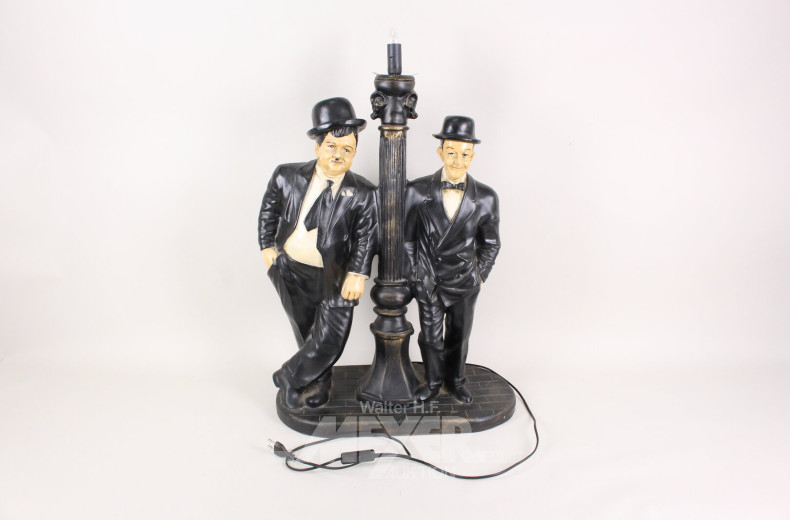 Figurale Tischlampe "Dick & Doof"