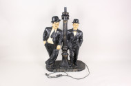 Figurale Tischlampe "Dick & Doof"