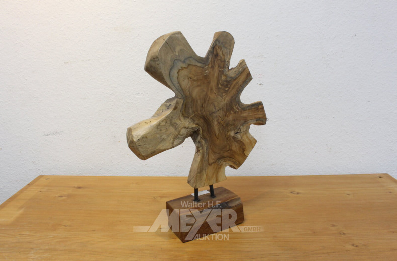 Holzskulptur "Stern"