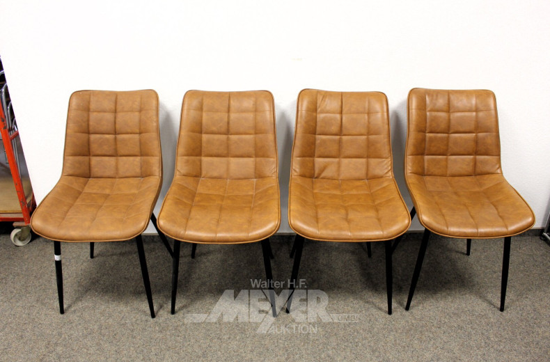 4 moderne Stühle