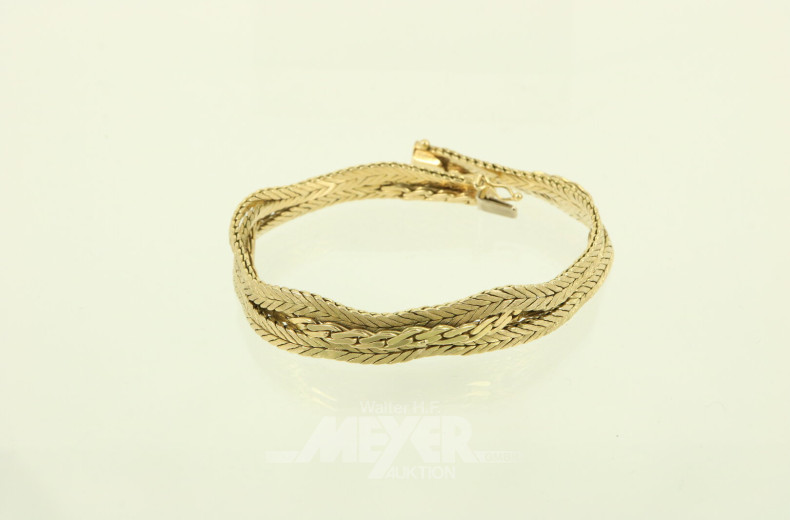 Armband in geflochtenem Stil