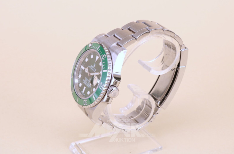 Herren-Armbanduhr ROLEX Submariner Date, "Hulk"