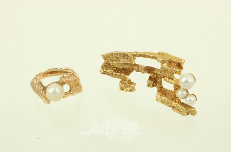 2 Schmuckteile Lapponia, Björn Weckström aus den 1970er Jahren