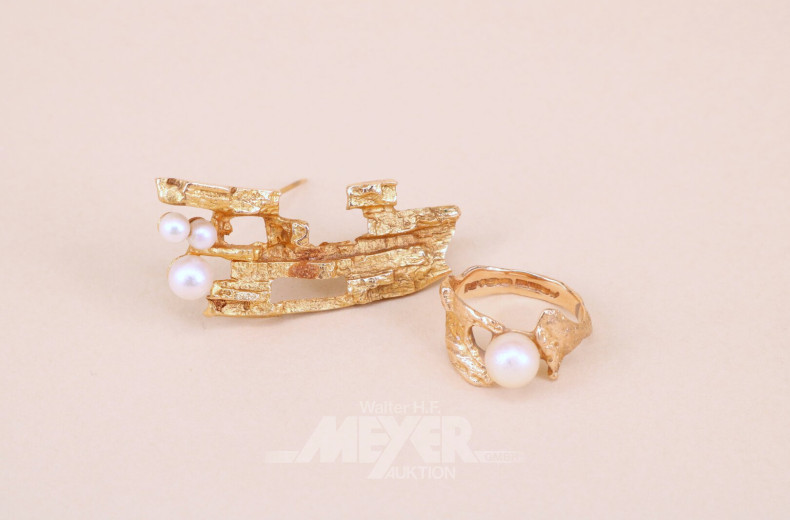 2 Schmuckteile Lapponia, Björn Weckström aus den 1970er Jahren