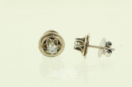 Paar Ohrstecker mit je 1 Brillanten, zus. ca. 0,30 ct.