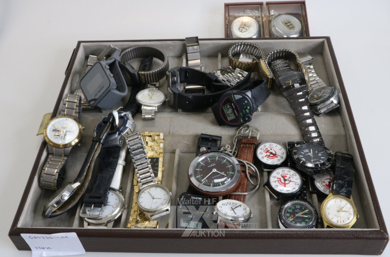 Konvolut Armband-Taschenuhren