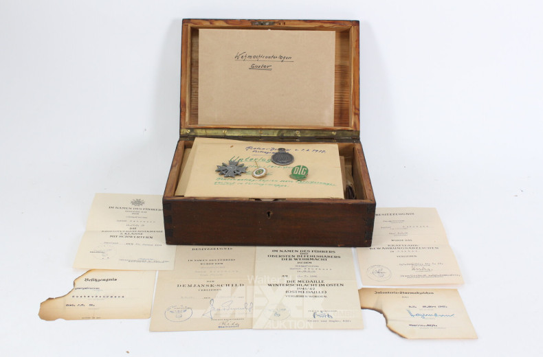 Posten historische Papiere und Unterlagen aus Ende 19. bis spätes 20. Jh.