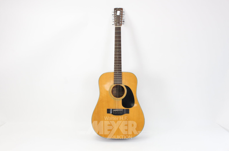 12-saitige Westerngitarre