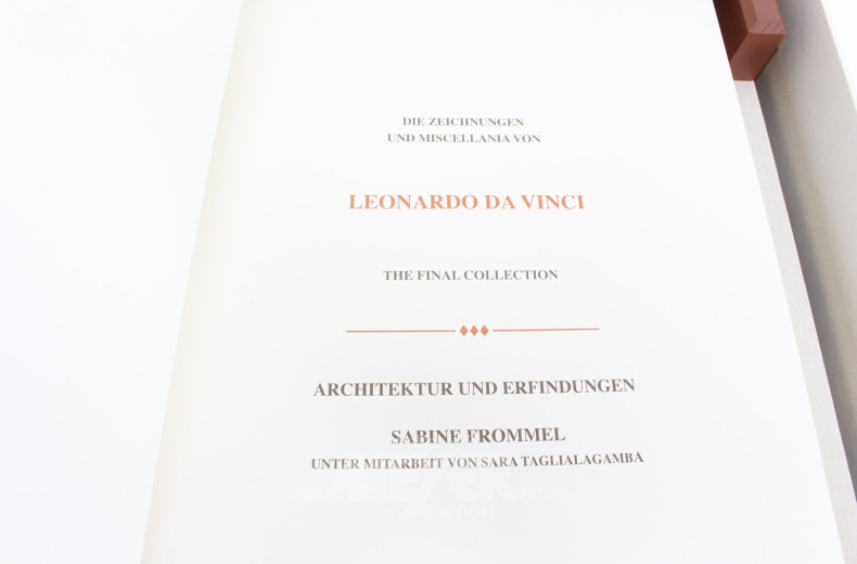 Faksimile-Prachtedition 'Die Zeichnungen und Miscellania von Leonardo da Vinci'