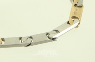 Gliederarmband aus 750er GG- und 950er Platin-Elementen