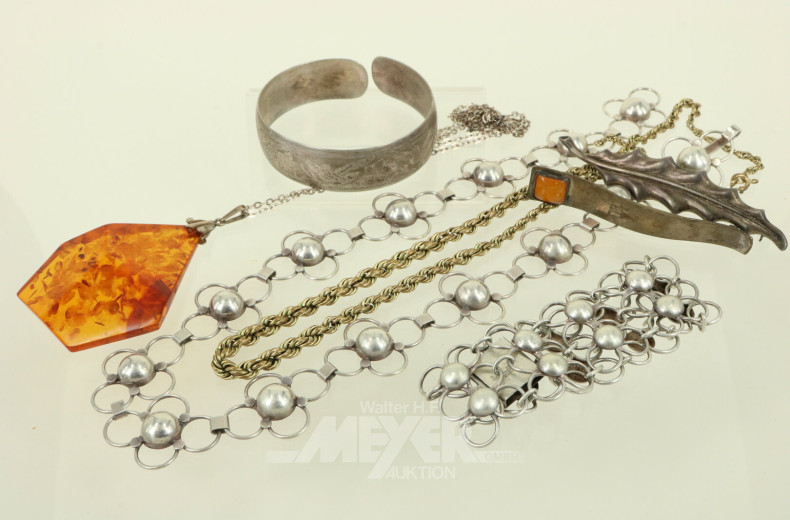 Konvolut Silberschmuck