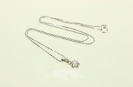 Kette mit Solitär-Anhänger von ca. 0.2ct