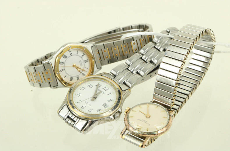 3 Damenarmbanduhren